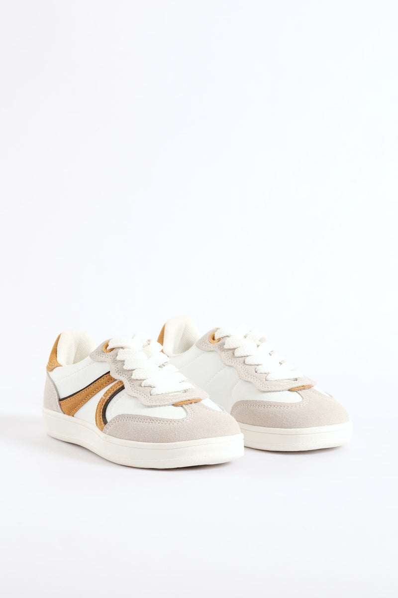 Girls Slim Sneaker - Off White