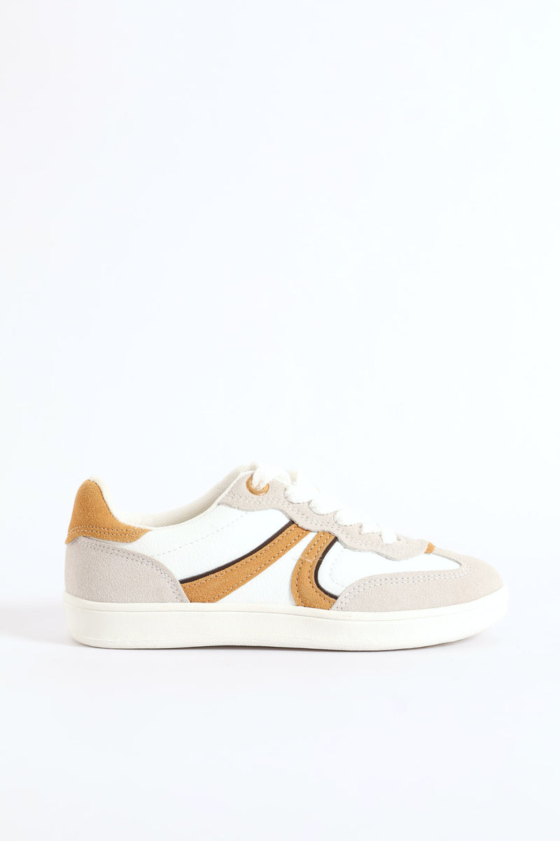 Girls Slim Sneaker - Off White