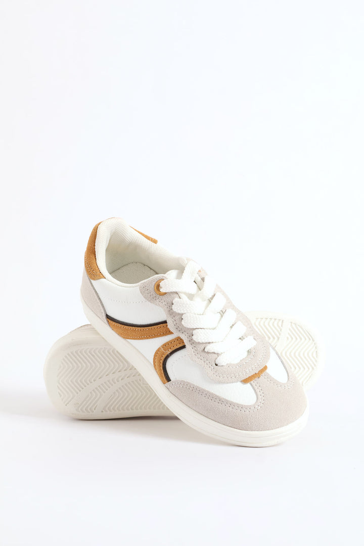 Girls Slim Sneaker - Off White