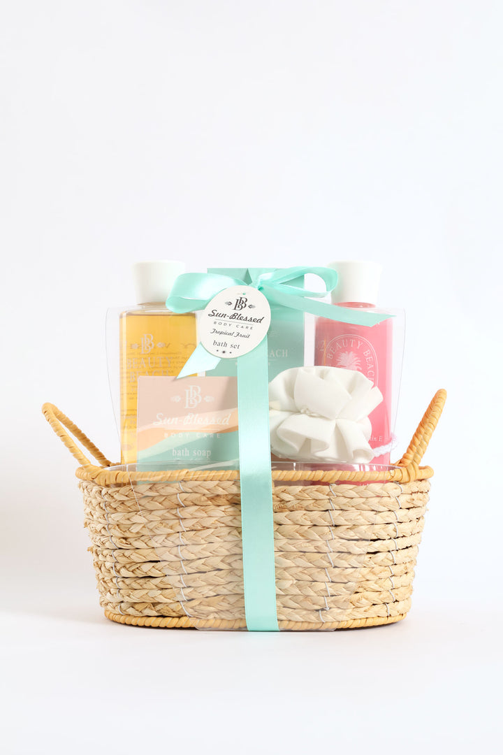 Private Label Grass Basket Gift Set
