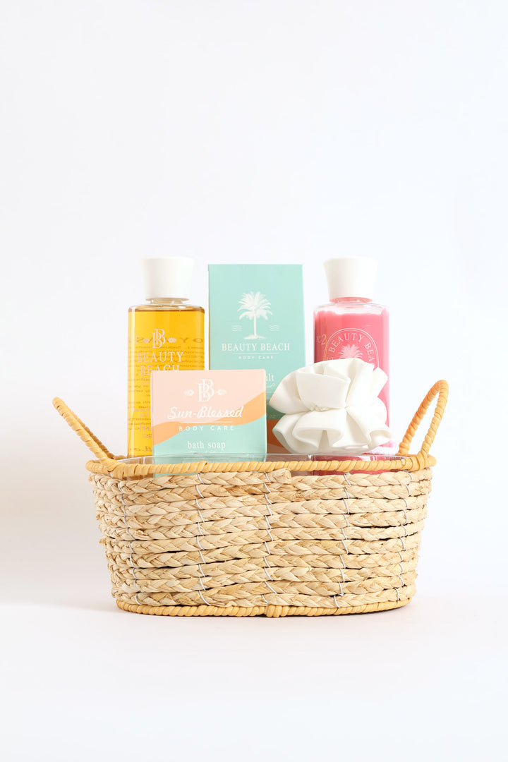 Private Label Grass Basket Gift Set