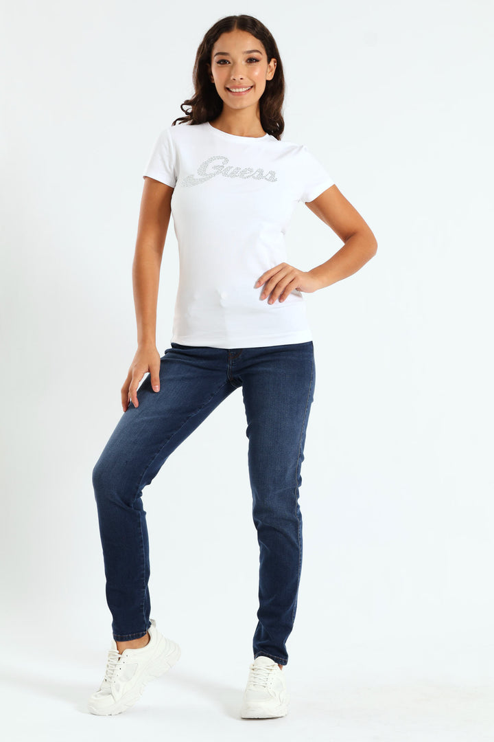 Cn Short Sleeve Tee - White