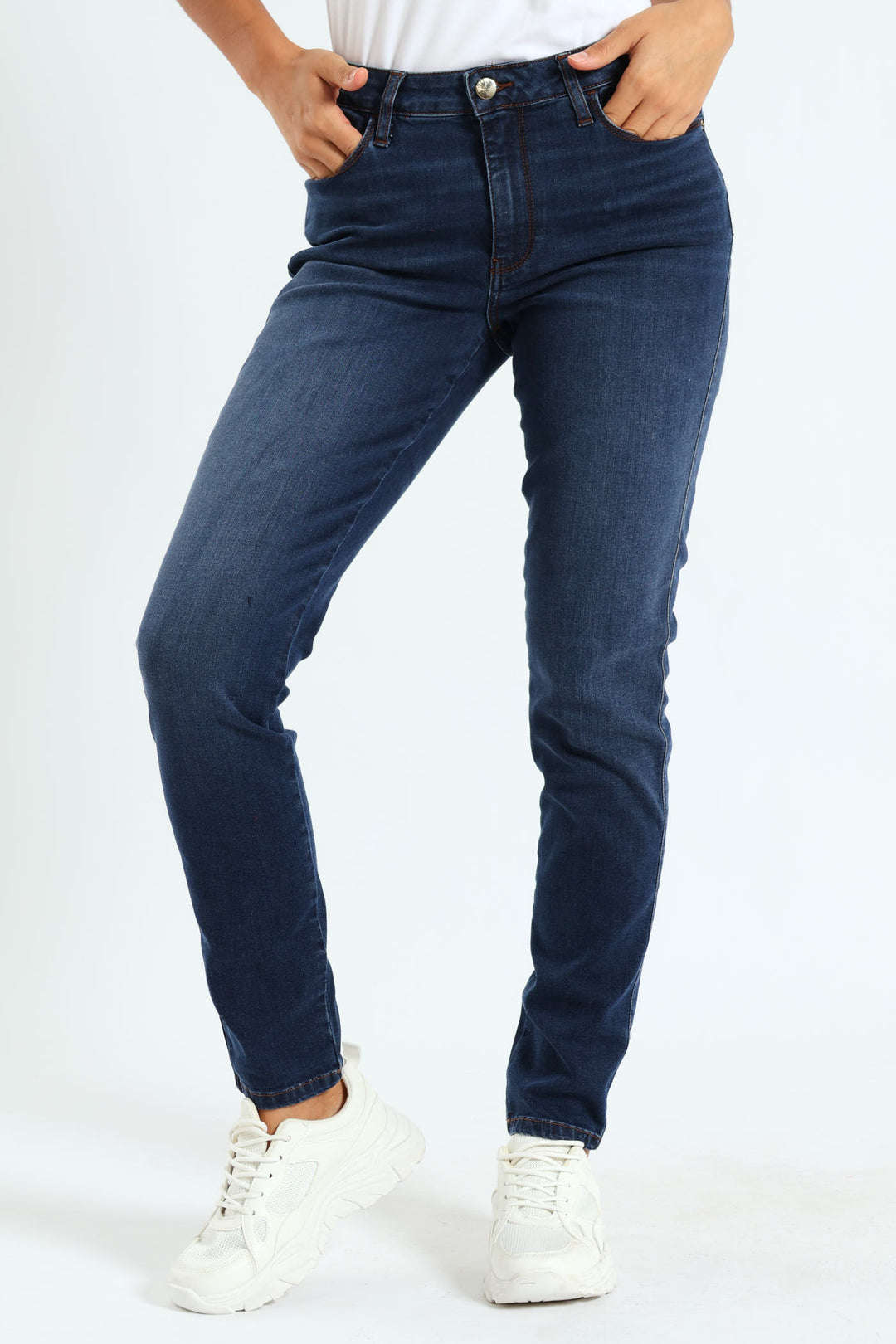 Sexy Curve Mid Rise Denim - Dark Wash Ink