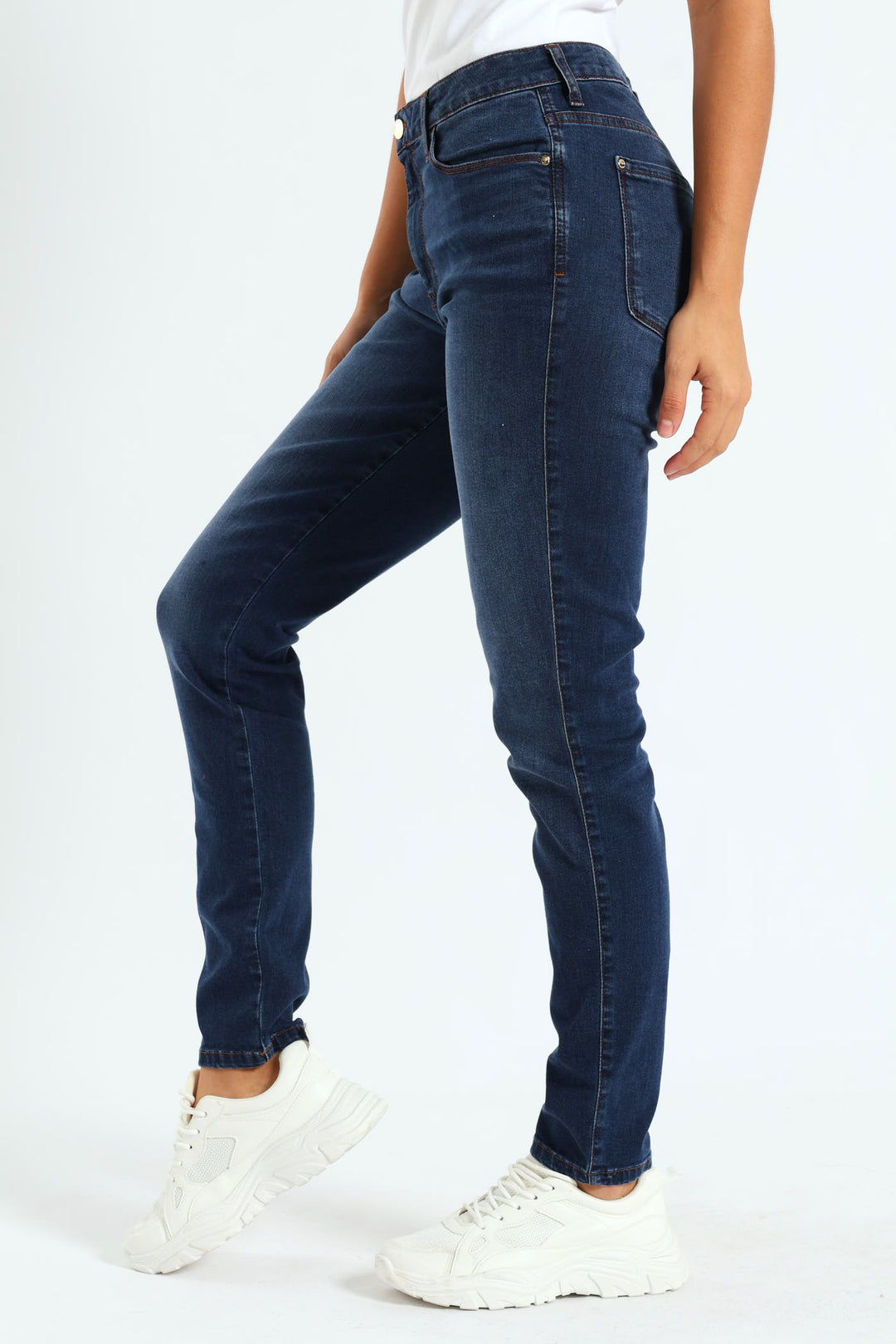 Sexy Curve Mid Rise Denim - Dark Wash Ink