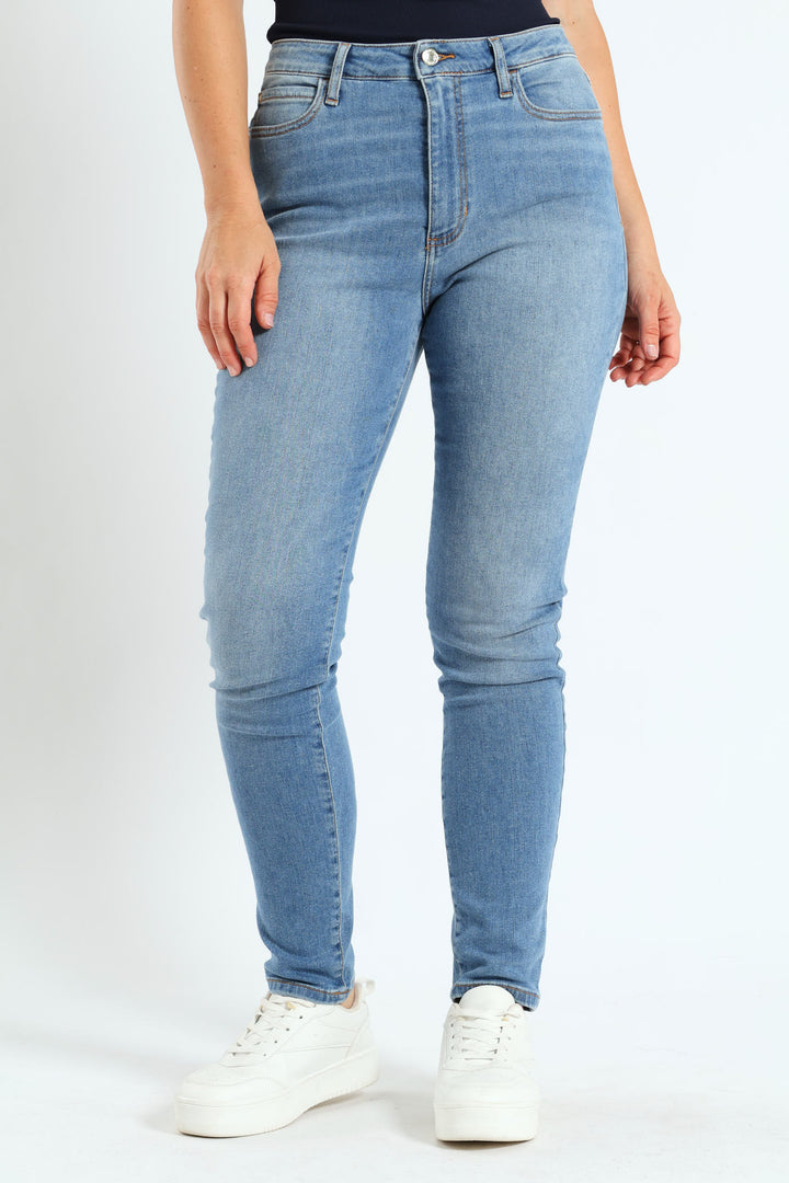 1981 High Rise Skinny Jean - Light Wash