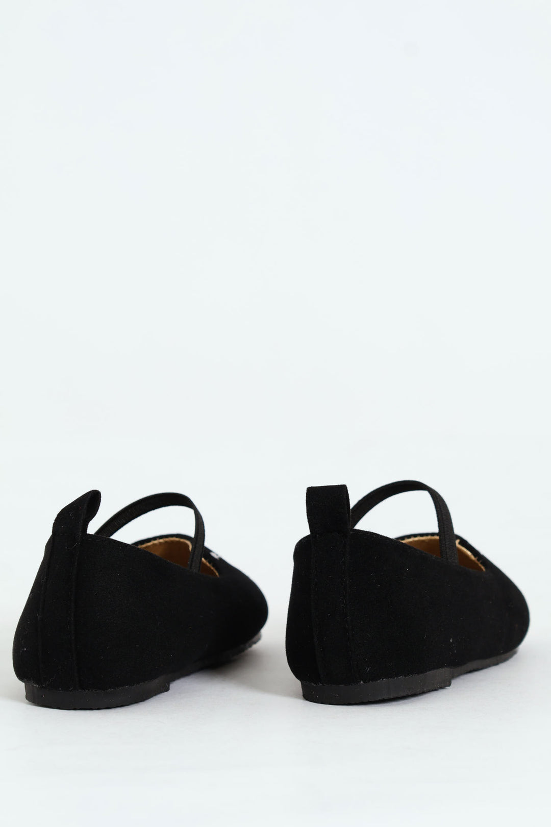 Baby Girls Kitty Embroidered Pump - Black