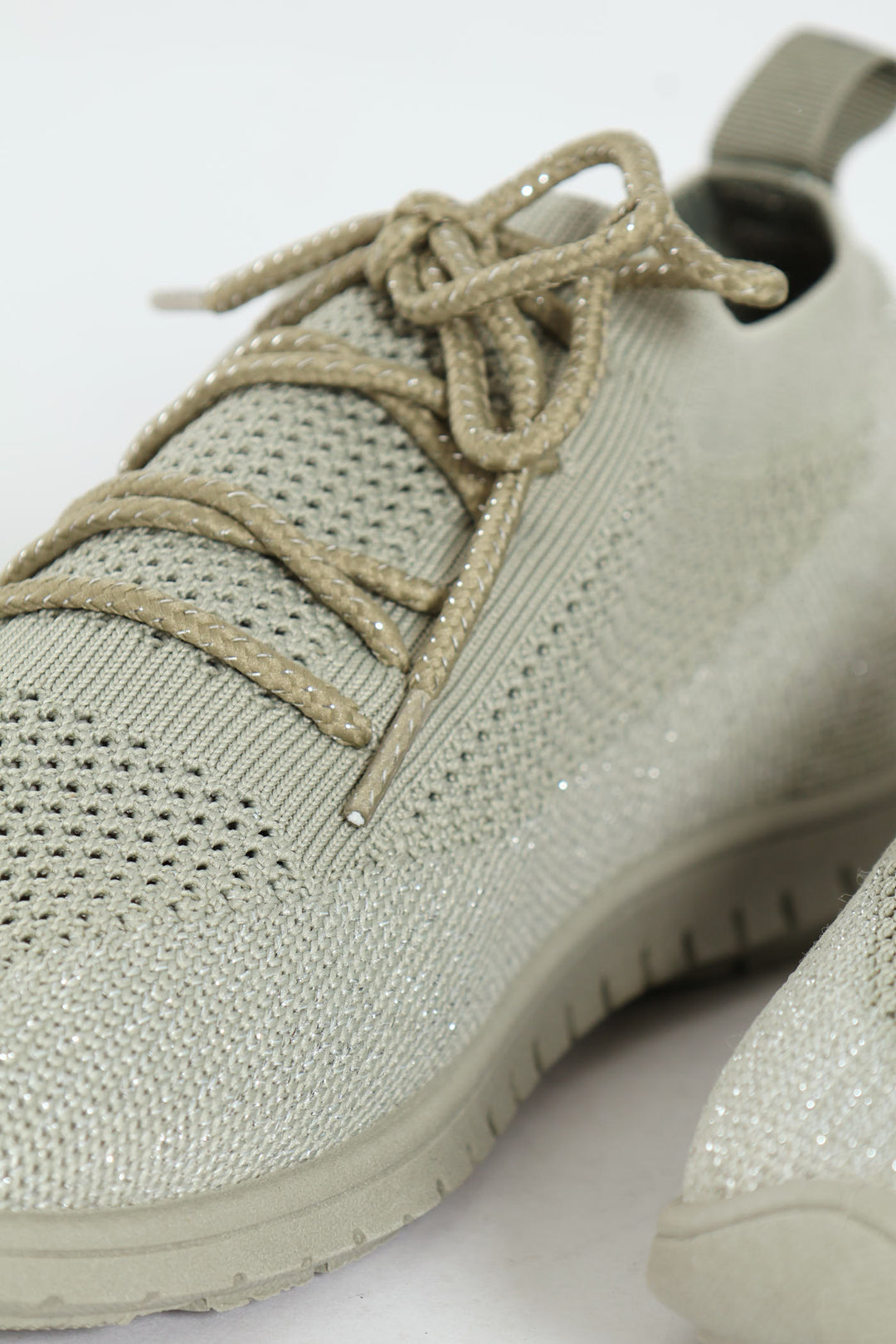 Nansen Bungee Cord Knit Slip On Sneaker - Sage