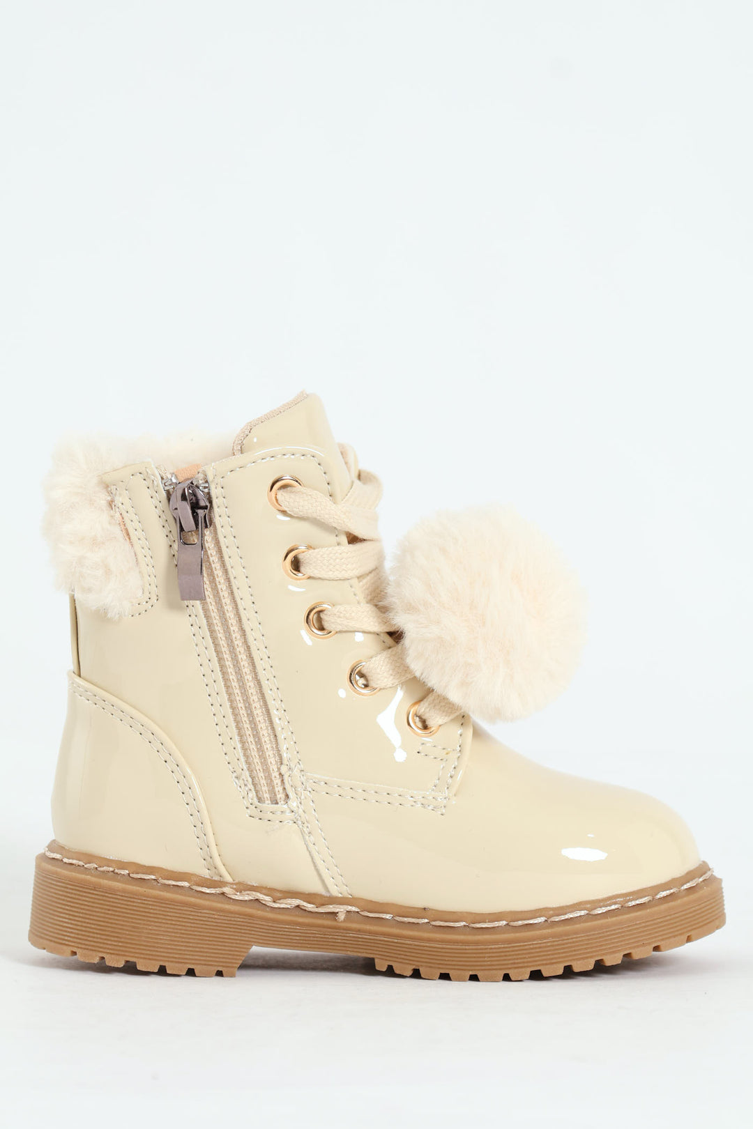 Pre-Girls Hiker Boot - Cream