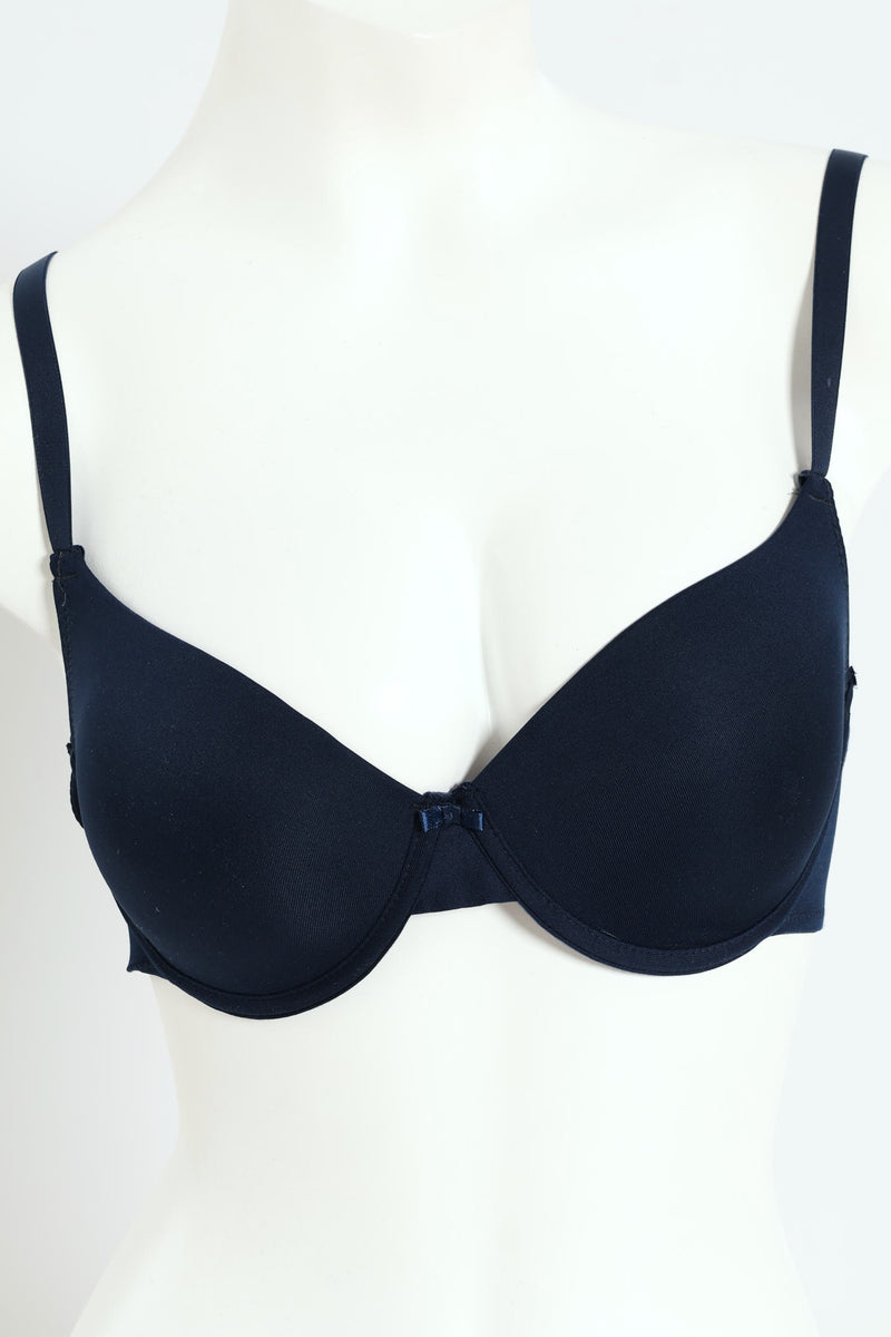 2 Pack Push Up Bra - Black/Navy