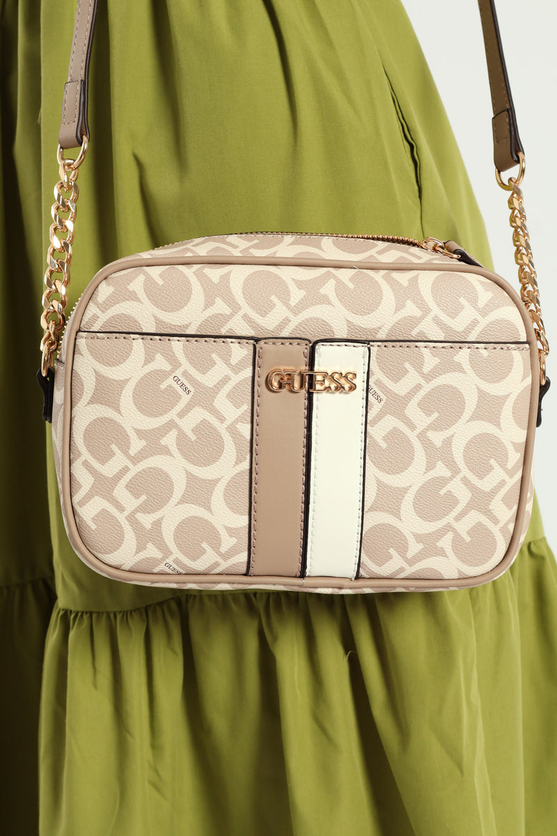 Kerry Crossbody Top Zip Bag - Caramel