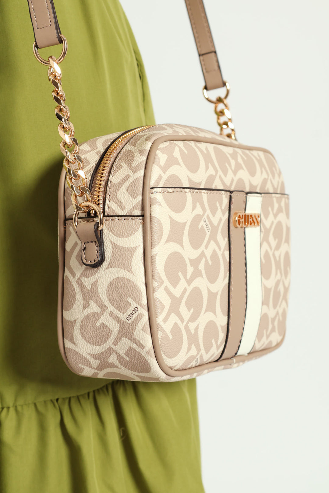 Kerry Crossbody Top Zip Bag - Caramel