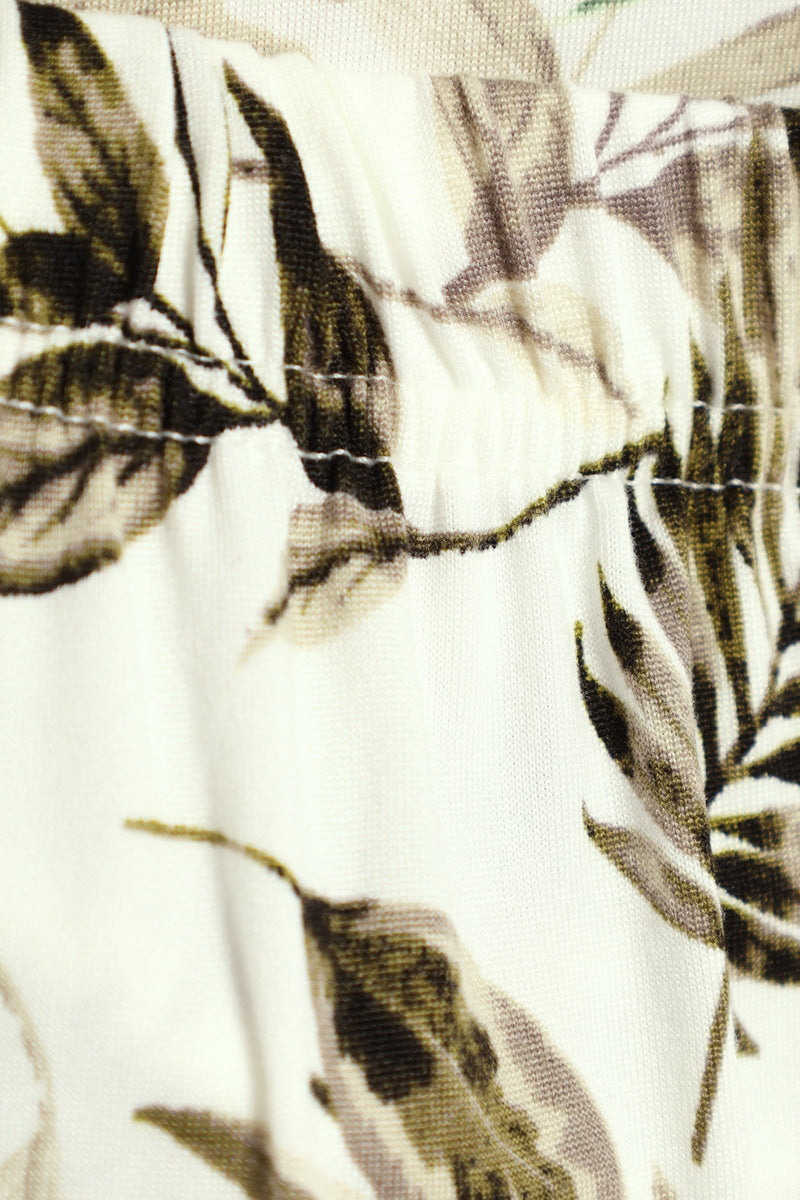 Soft Touch Muted Foliage Top & Pant Set - Multi