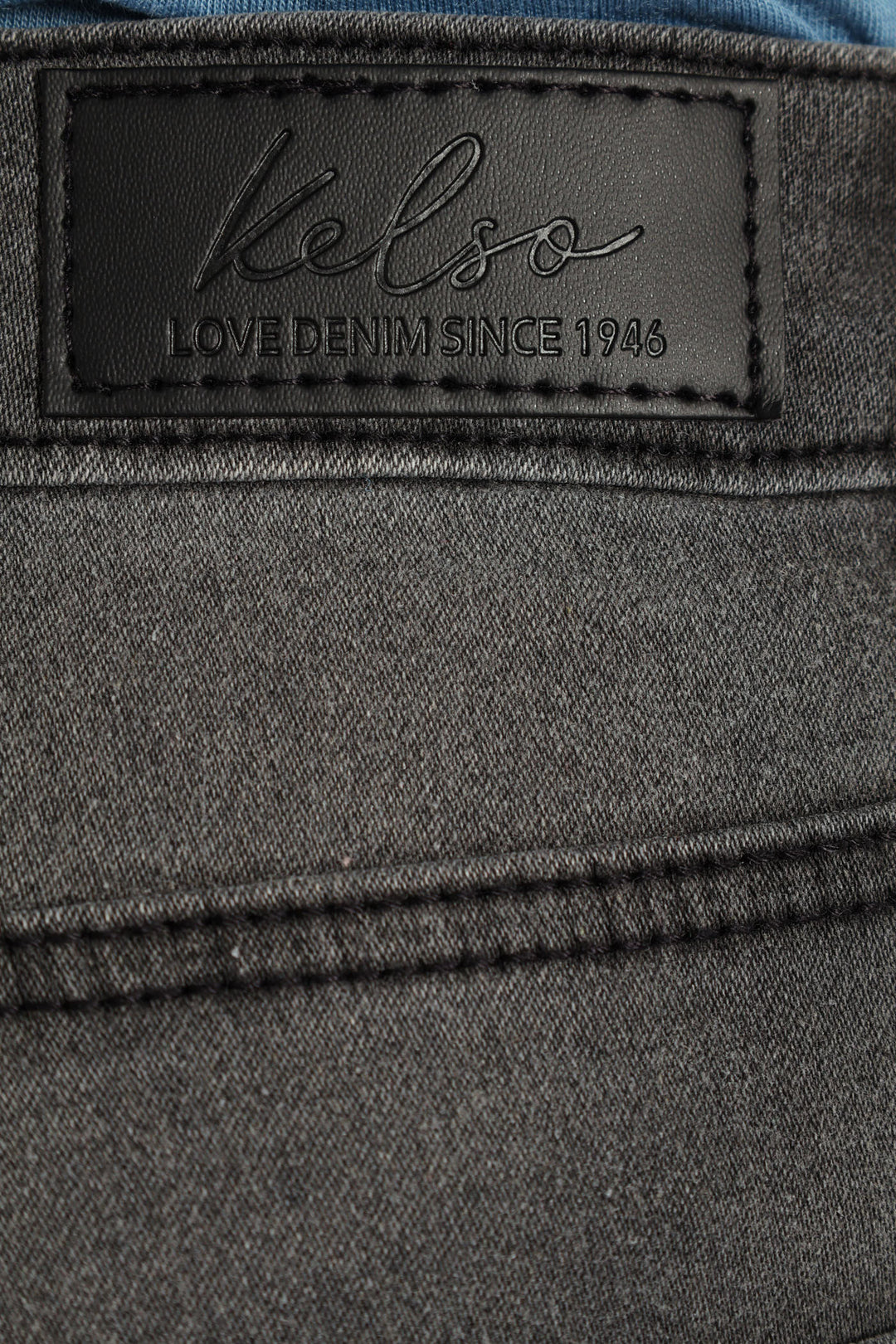 Anklegrazer Skinny Jean - Dark Grey