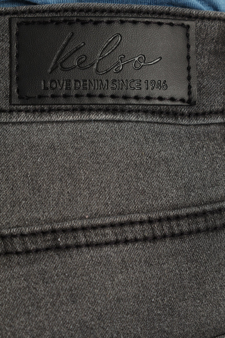 Anklegrazer Skinny Jean - Dark Grey