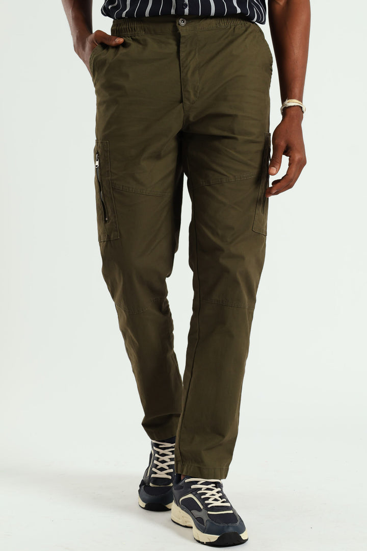 Utility Zip Pocket Pant - Fatigue