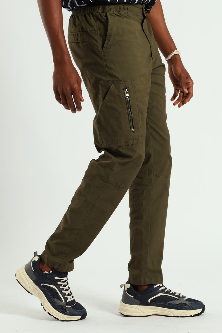 Utility Zip Pocket Pant - Fatigue