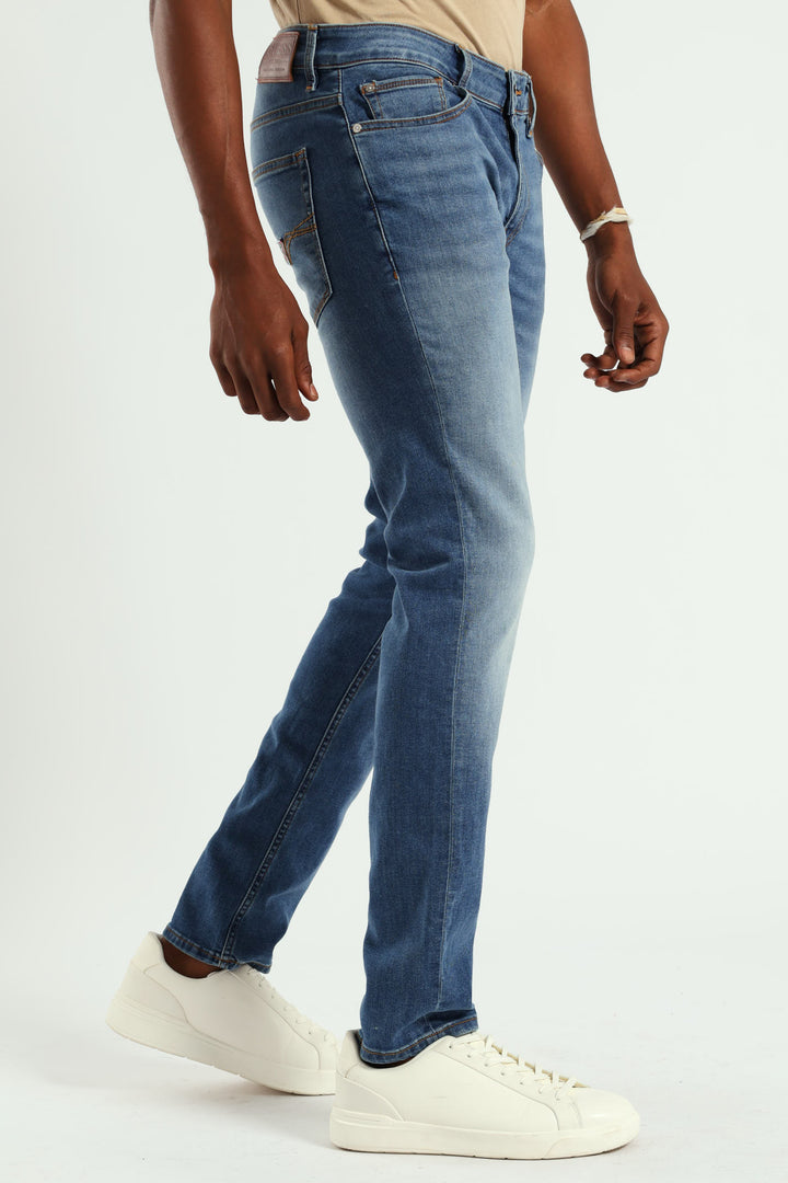 Logan Skinny Denim - Light Stonewash