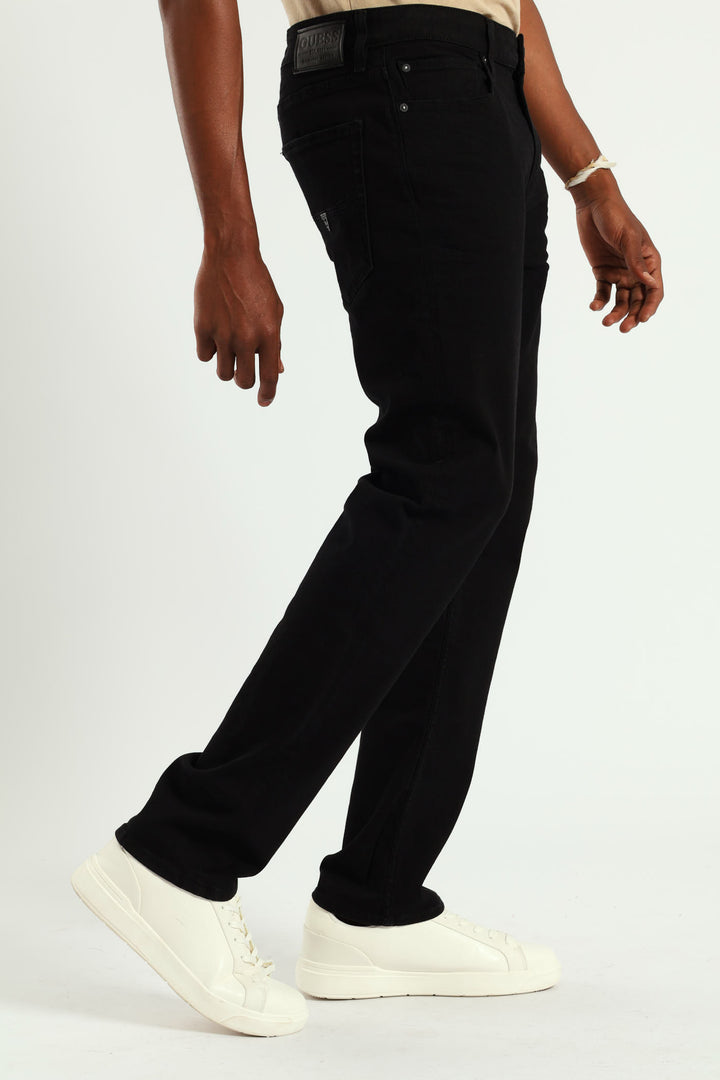 Max Slim Denim - Black Rinse Wash