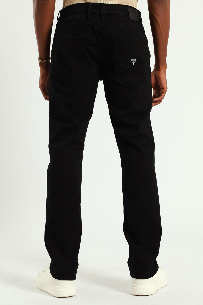 Max Slim Denim - Black Rinse Wash