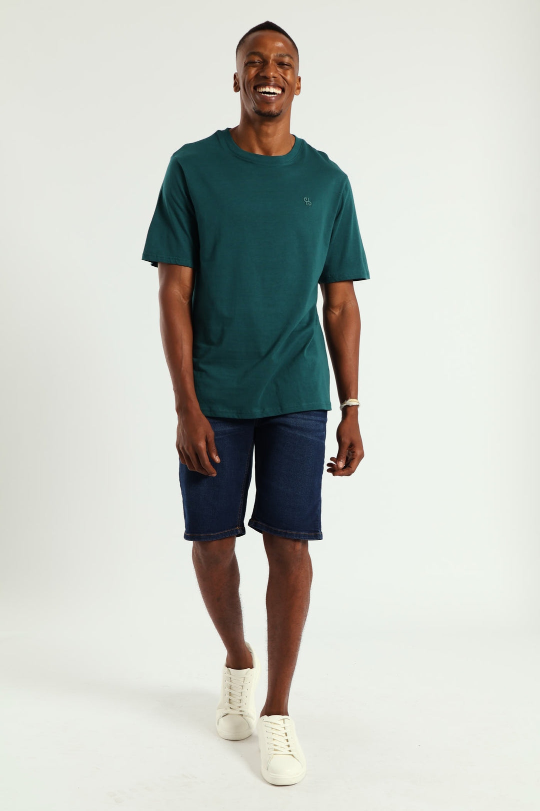 Basic Crew Neck T-Shirt - Teal