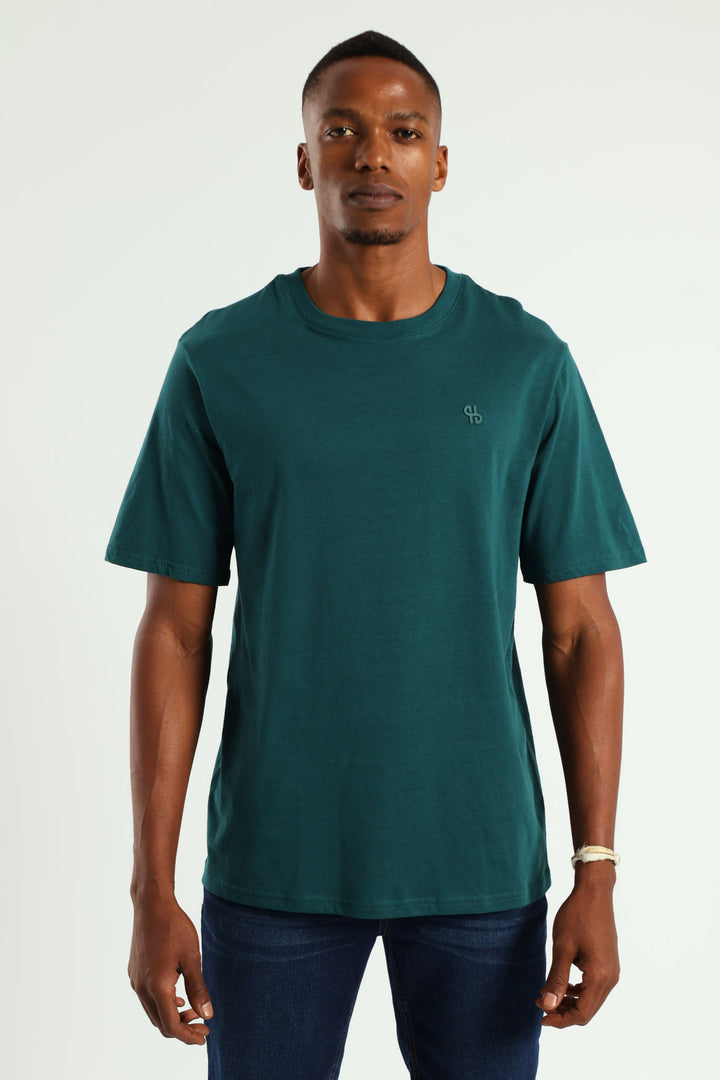 Basic Crew Neck T-Shirt - Teal