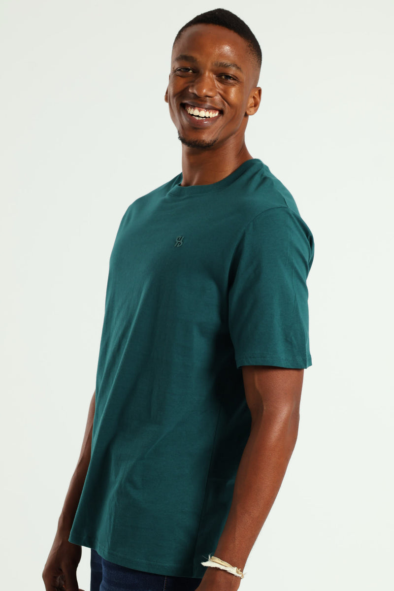 Basic Crew Neck T-Shirt - Teal