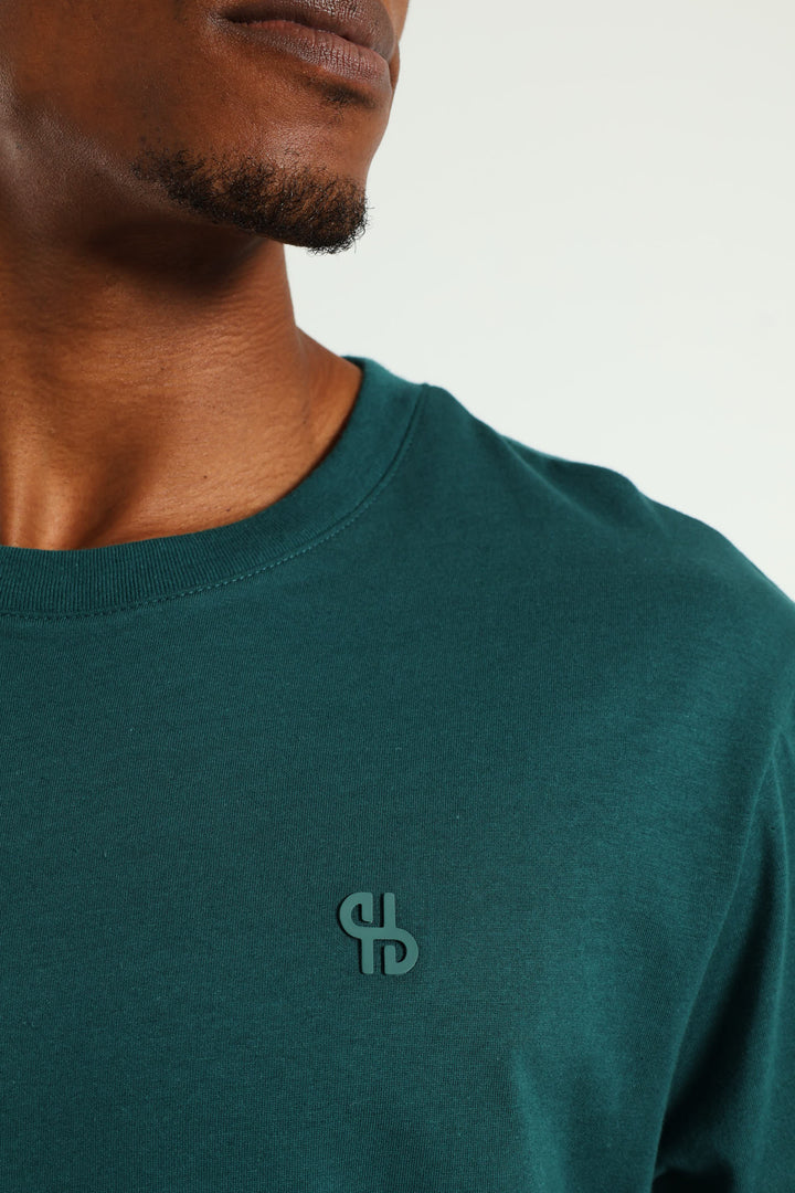 Basic Crew Neck T-Shirt - Teal