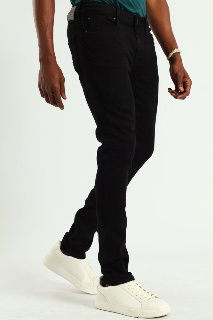 Max Skinny Denim - Black Rinse Wash