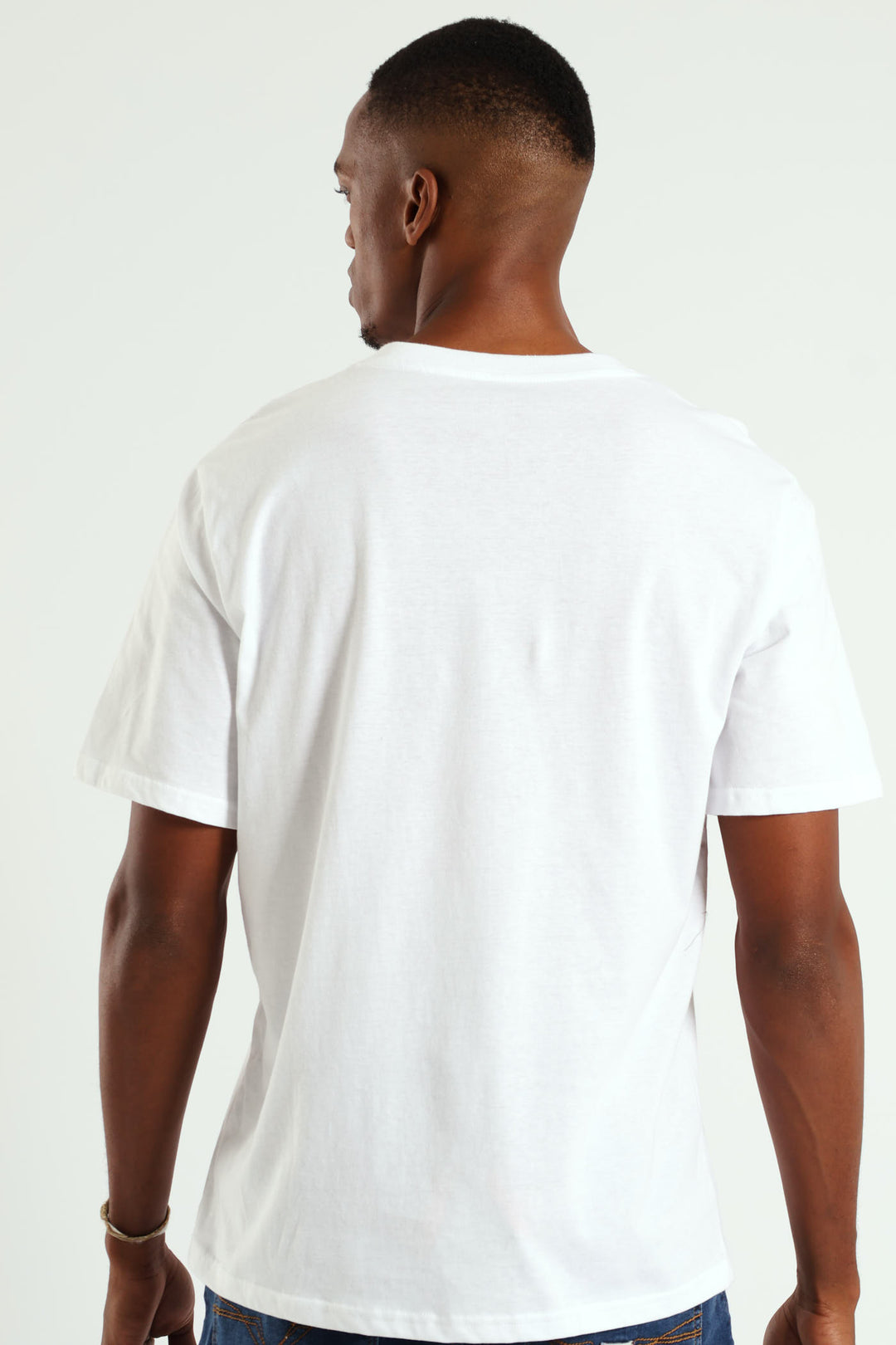 HD Basic V-Neck Tee - White