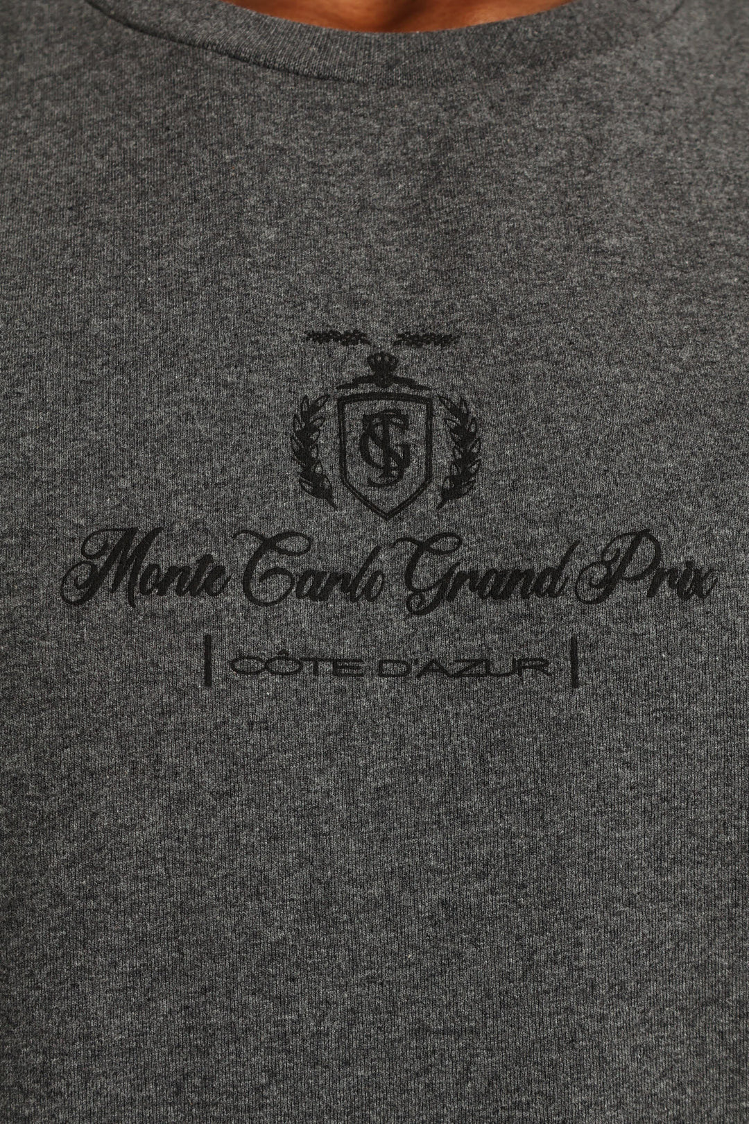 Monte Carlo Grand Prix Tee - Charcoal Melange