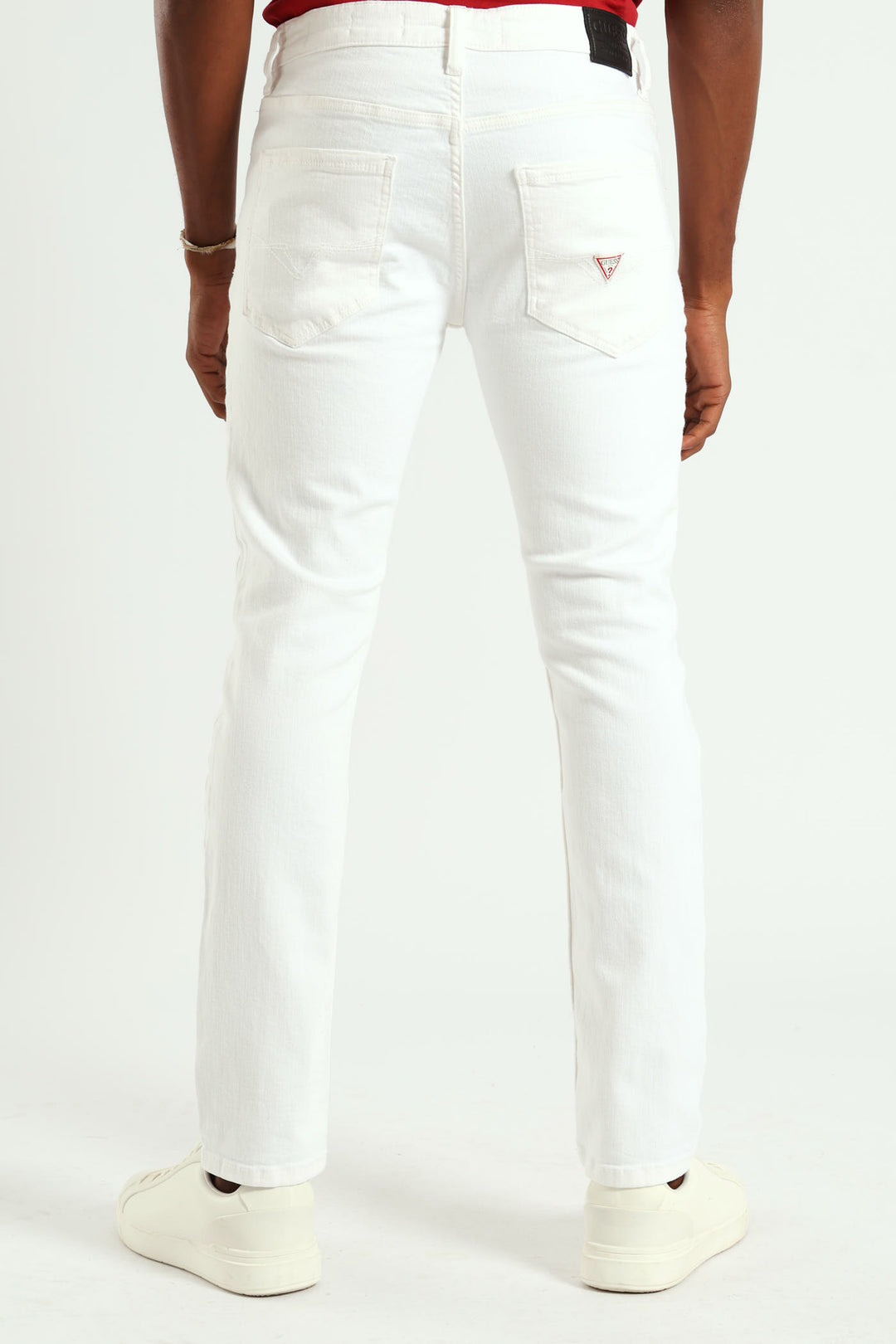 Mason Skinny Denim - Stonewash/White