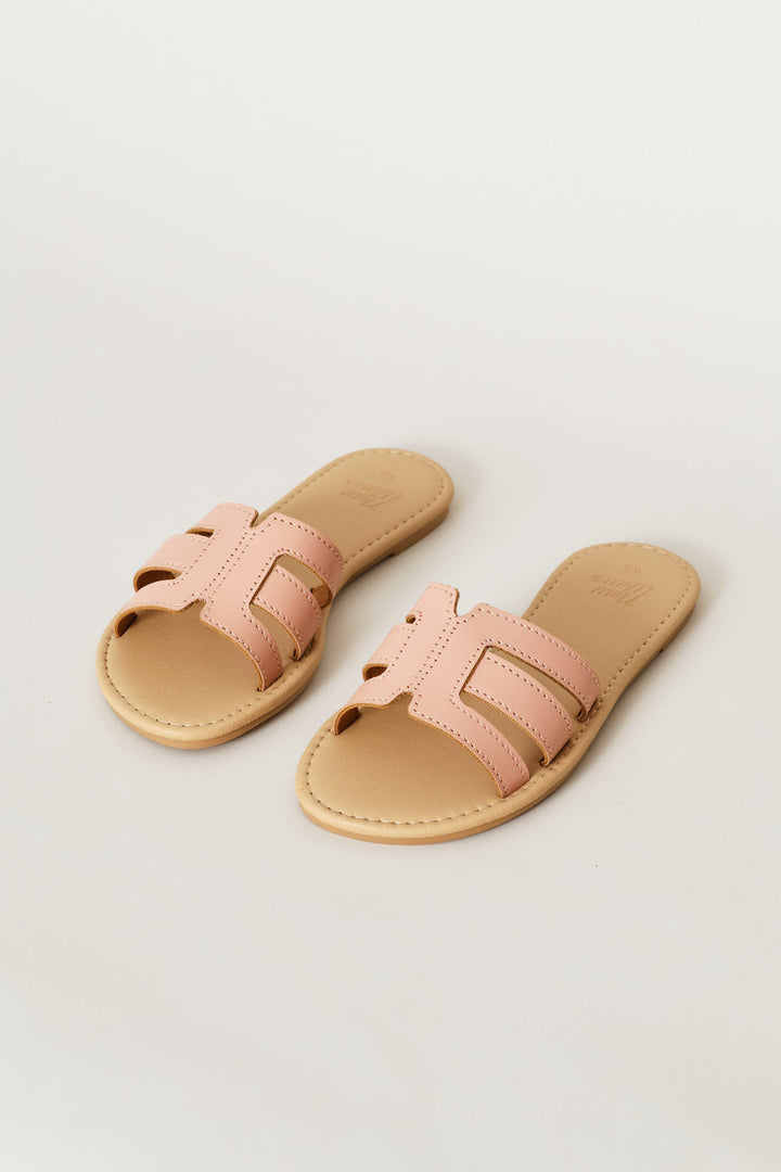 Girls Fashion Mule Sandal - Blush