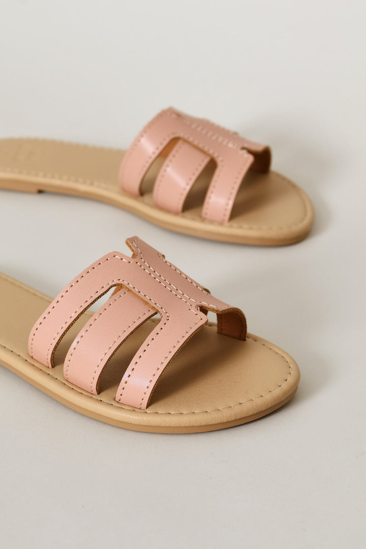 Girls Fashion Mule Sandal - Blush