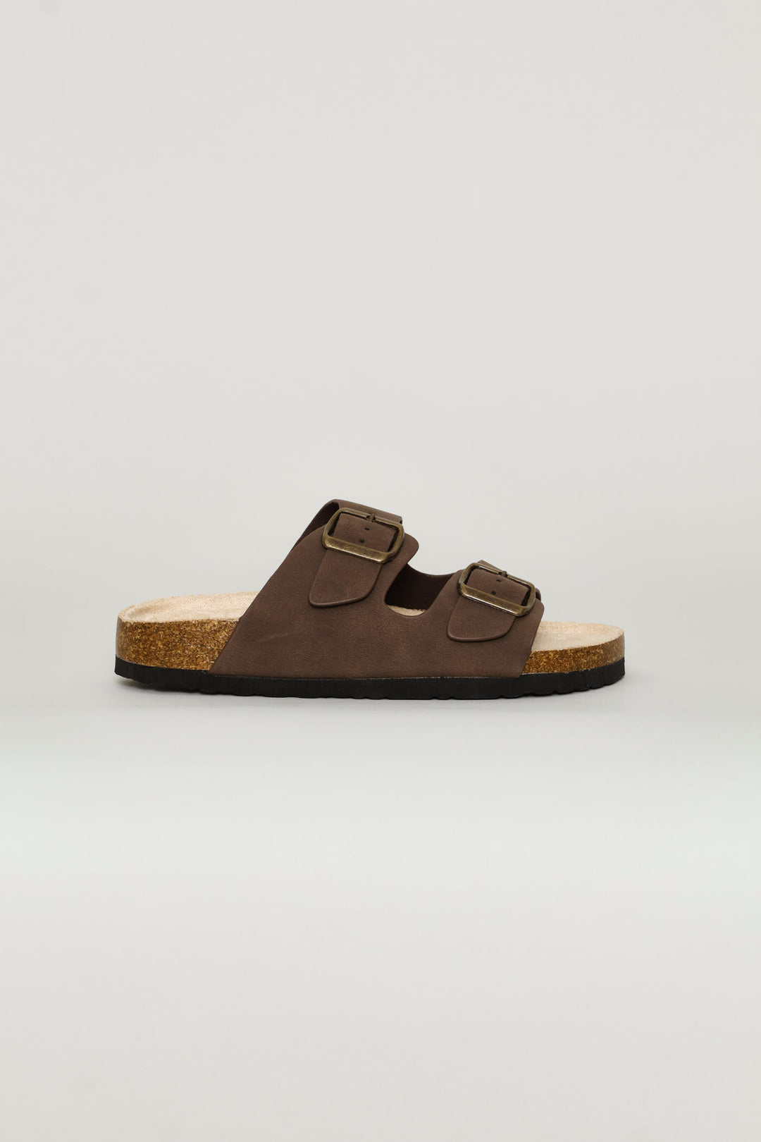 Boys Double Buckle Health Sandal - Brown