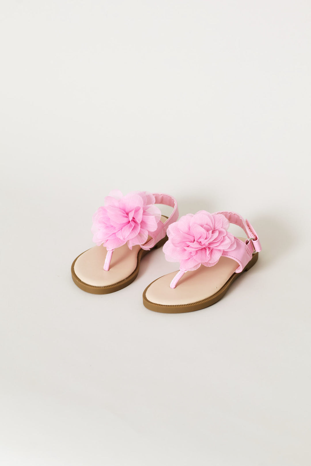 Pre-Girls Flower Thong Sandal - Pink