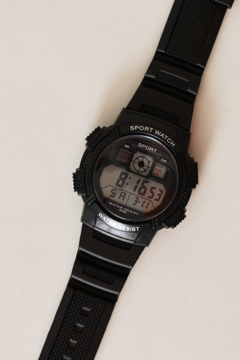 Digital Watch - Black