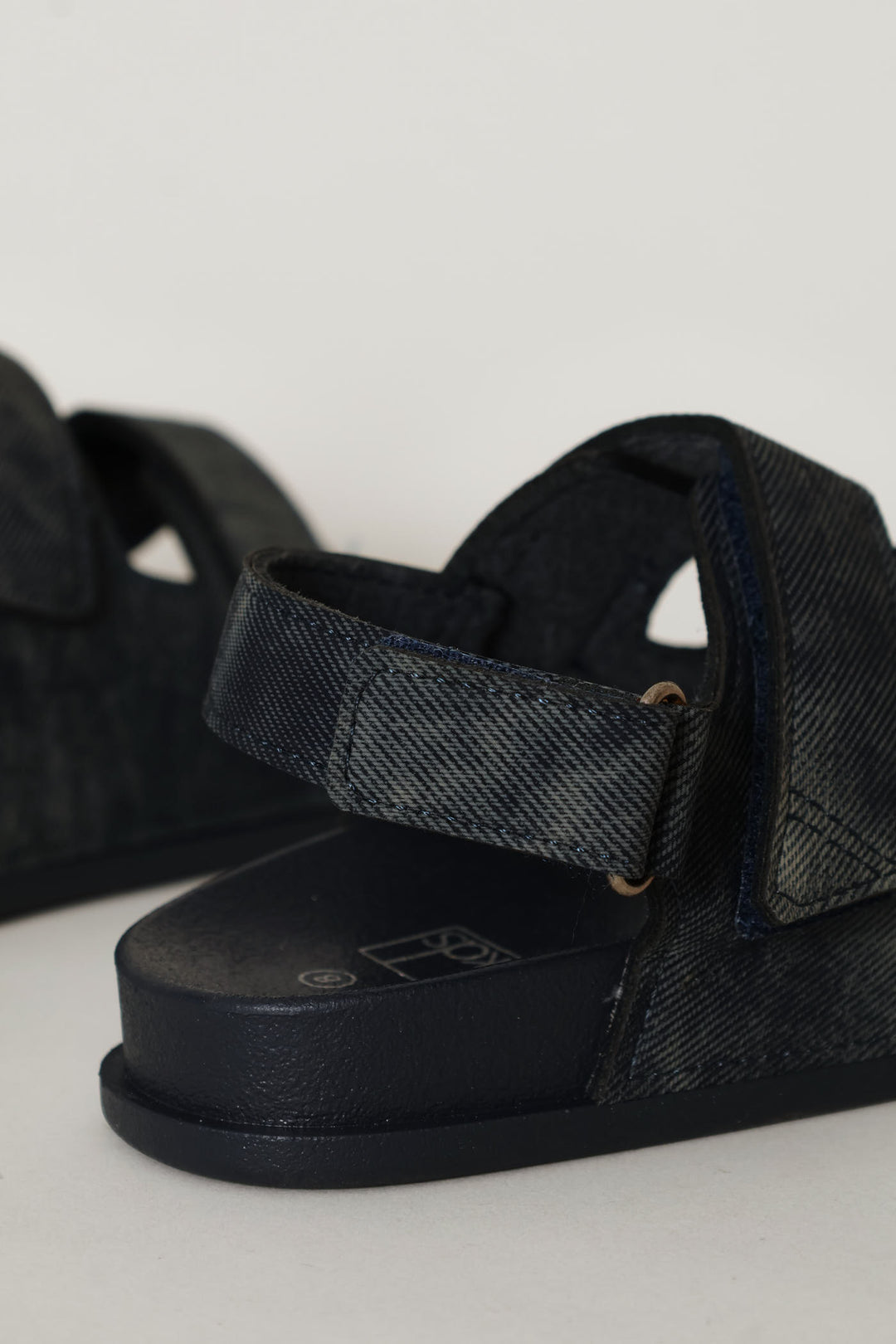 Pre-Boys Double Band Comfort Sandal - Navy