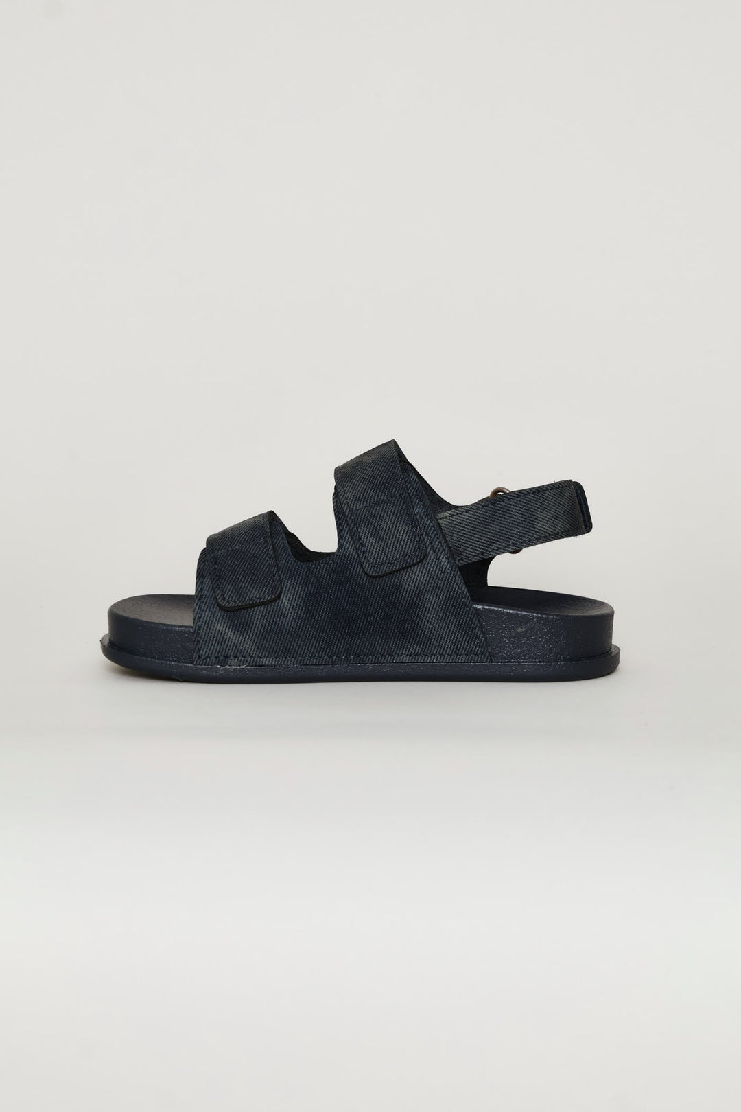 Pre-Boys Double Band Comfort Sandal - Navy