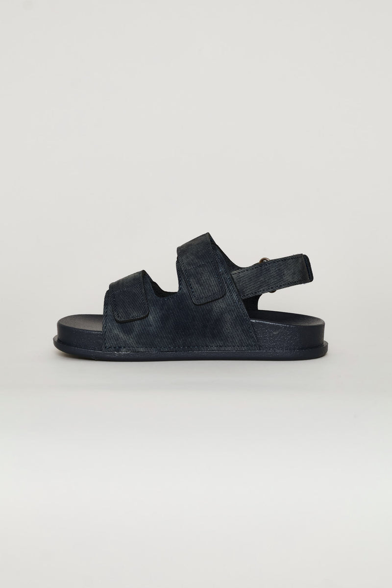 Pre-Boys Double Band Comfort Sandal - Navy