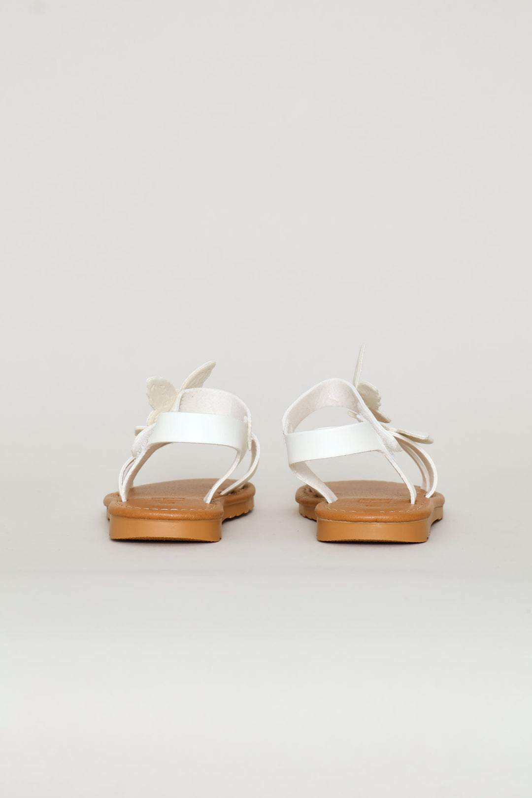 Pre-Girls Butterfly Comfort Sandal - White