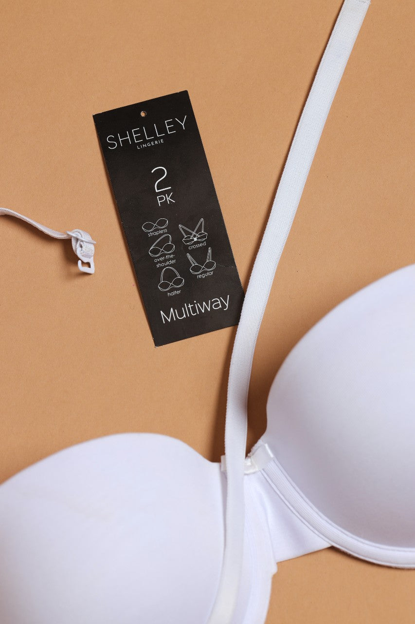 2 Pack Multiway Bra - Black/Navy