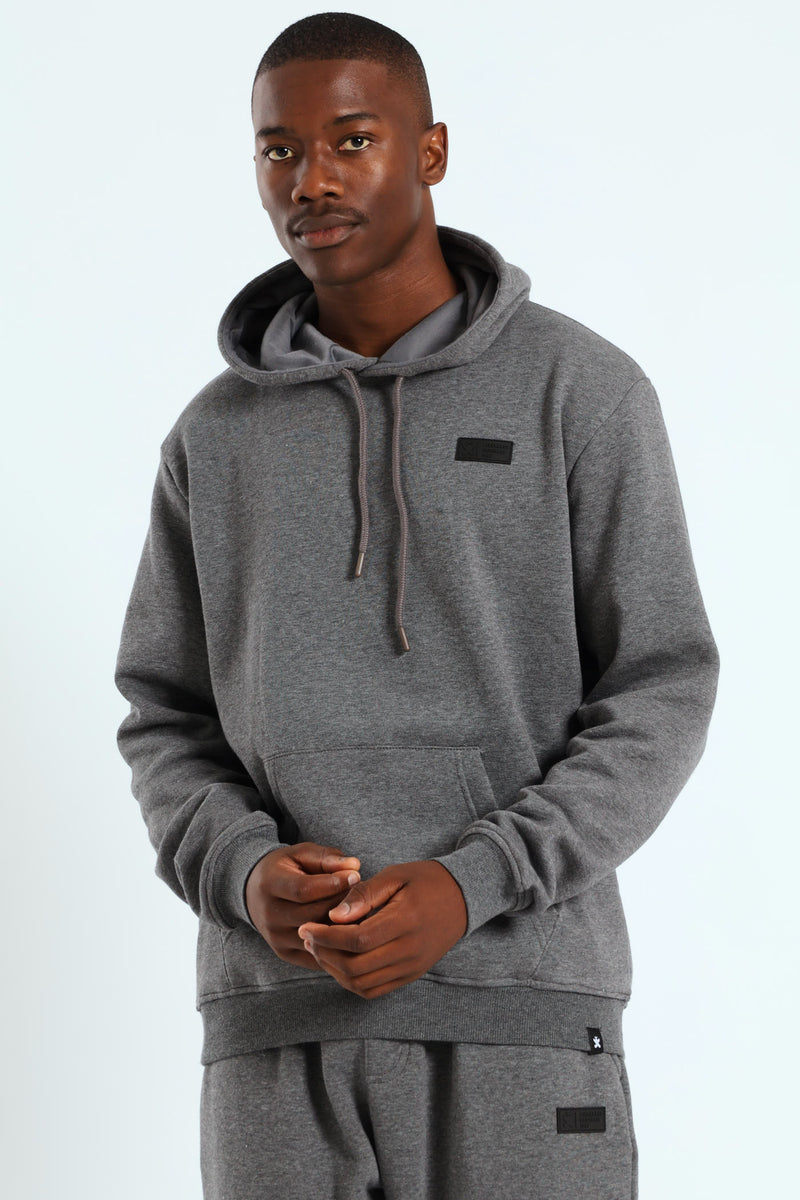 Mens Hoody Track Top - Charcoal Melange – Edgars