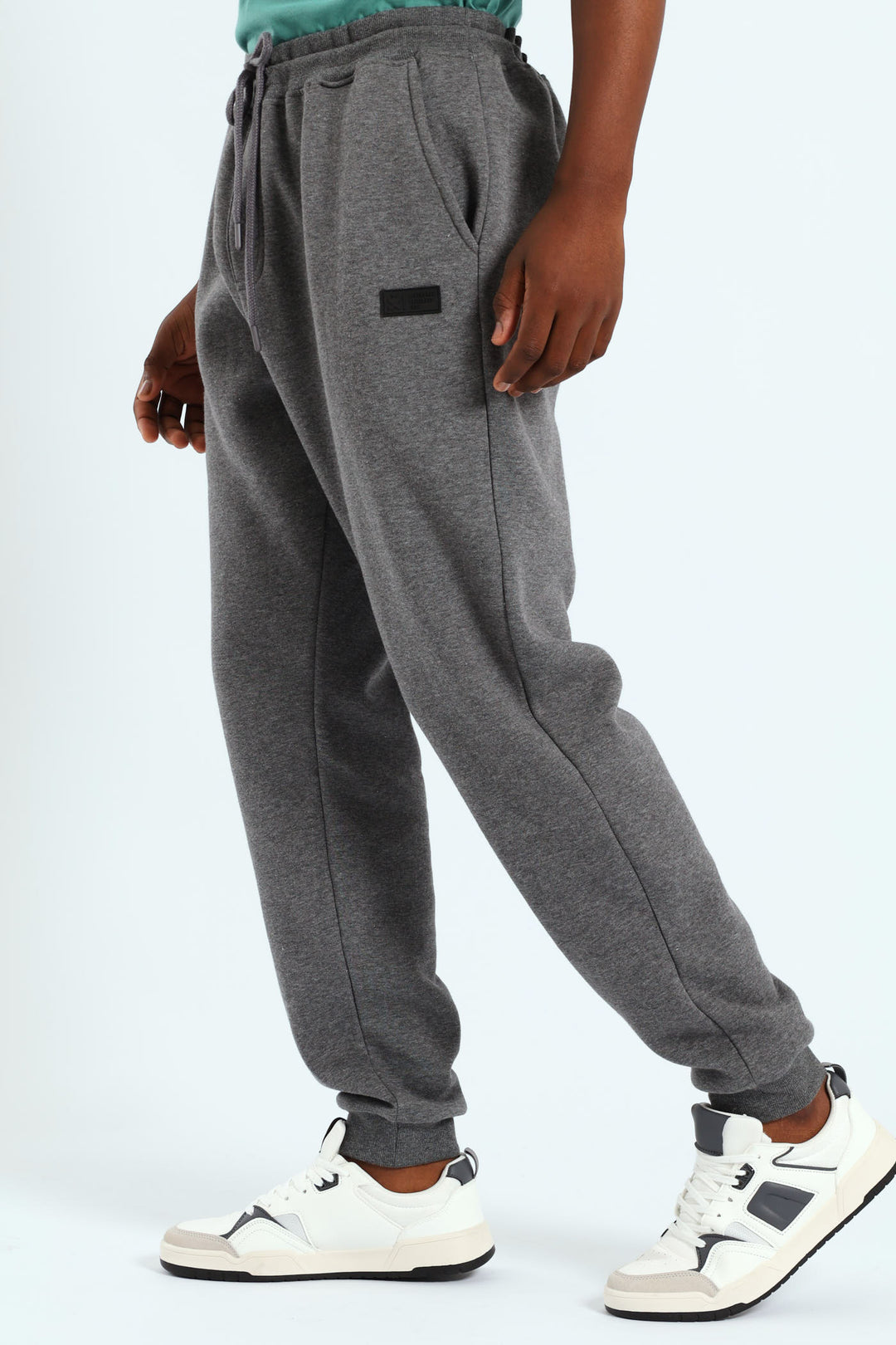 Basic Fleece Jogger - Charcoal Melange