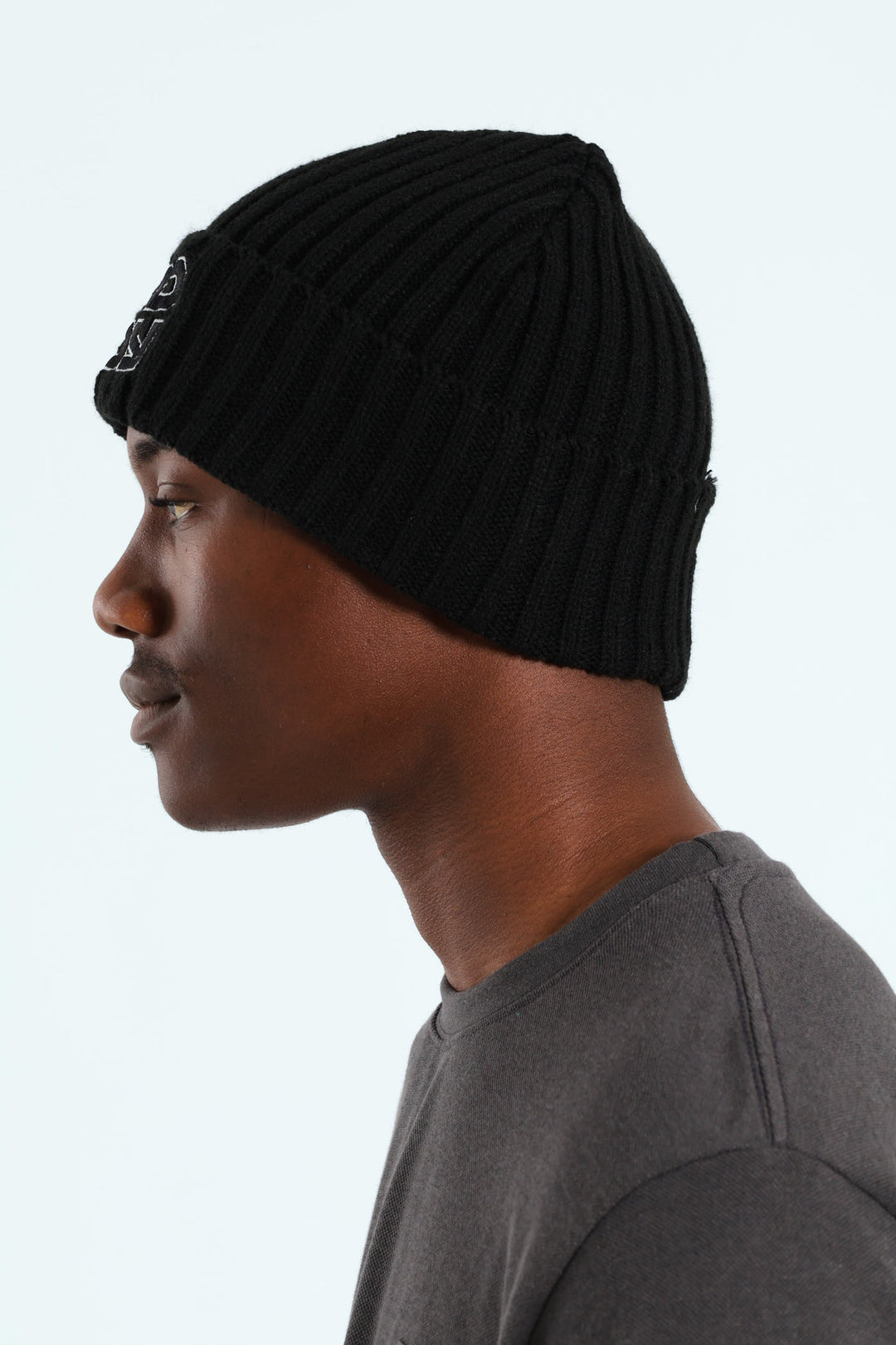 Basic Logo Beanie - Black