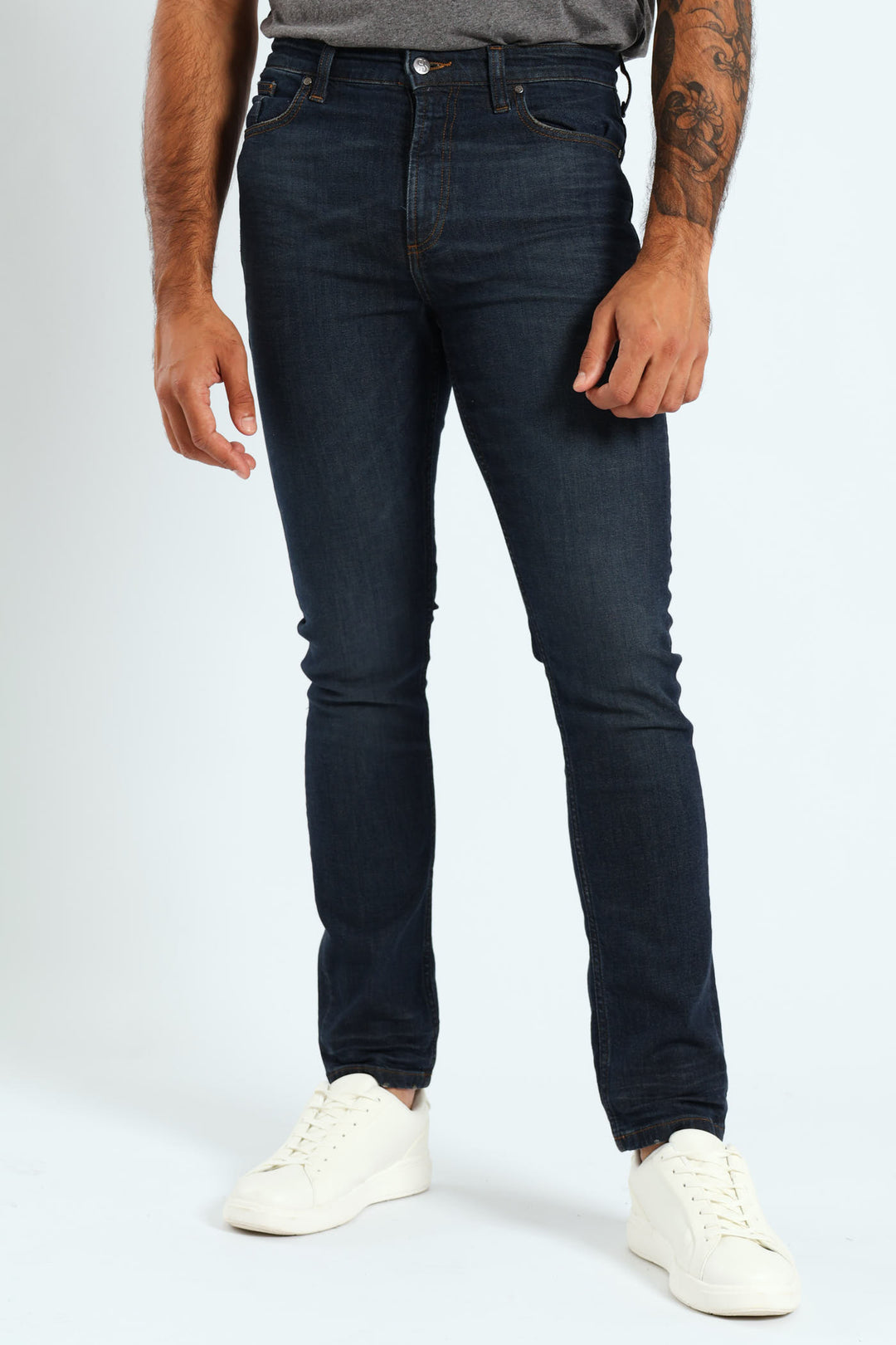 Worn In Slim Denim - Blue/Black