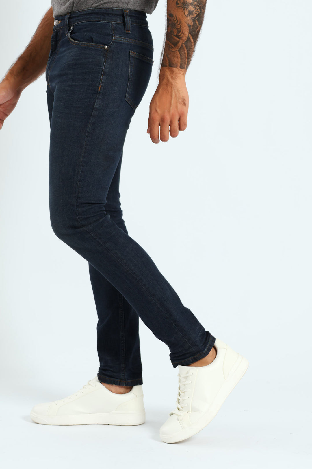Worn In Slim Denim - Blue/Black