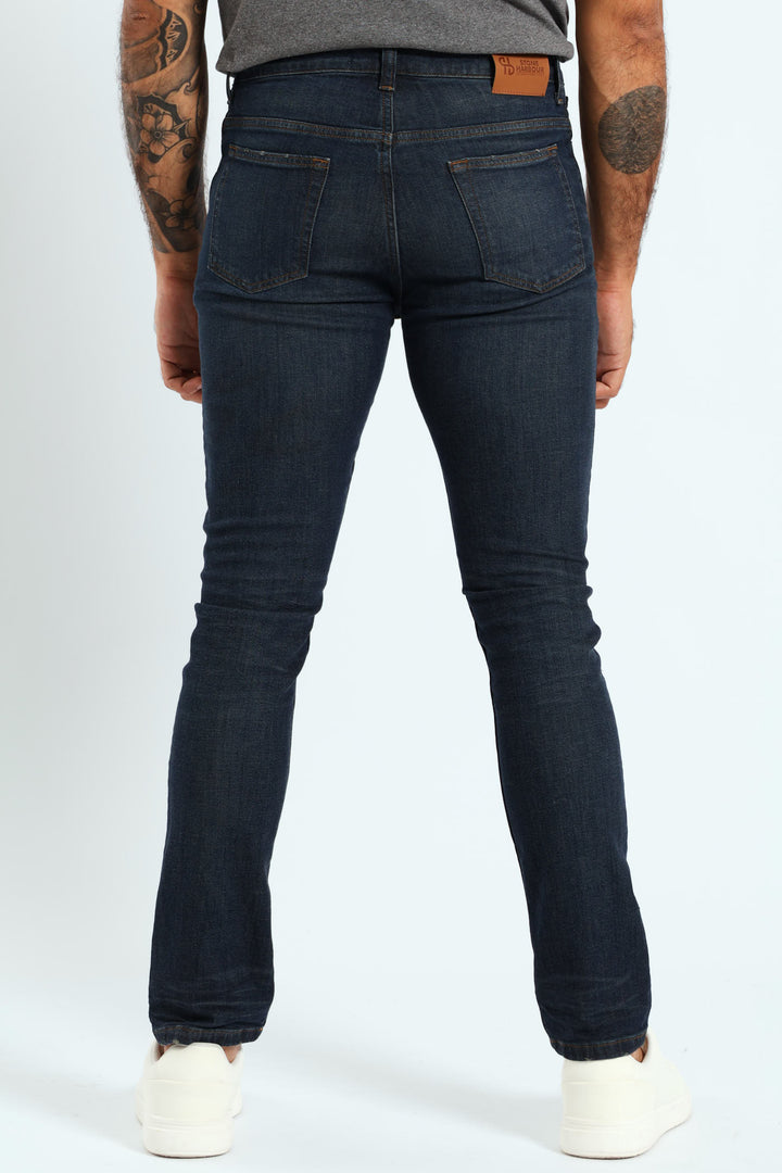 Worn In Slim Denim - Blue/Black