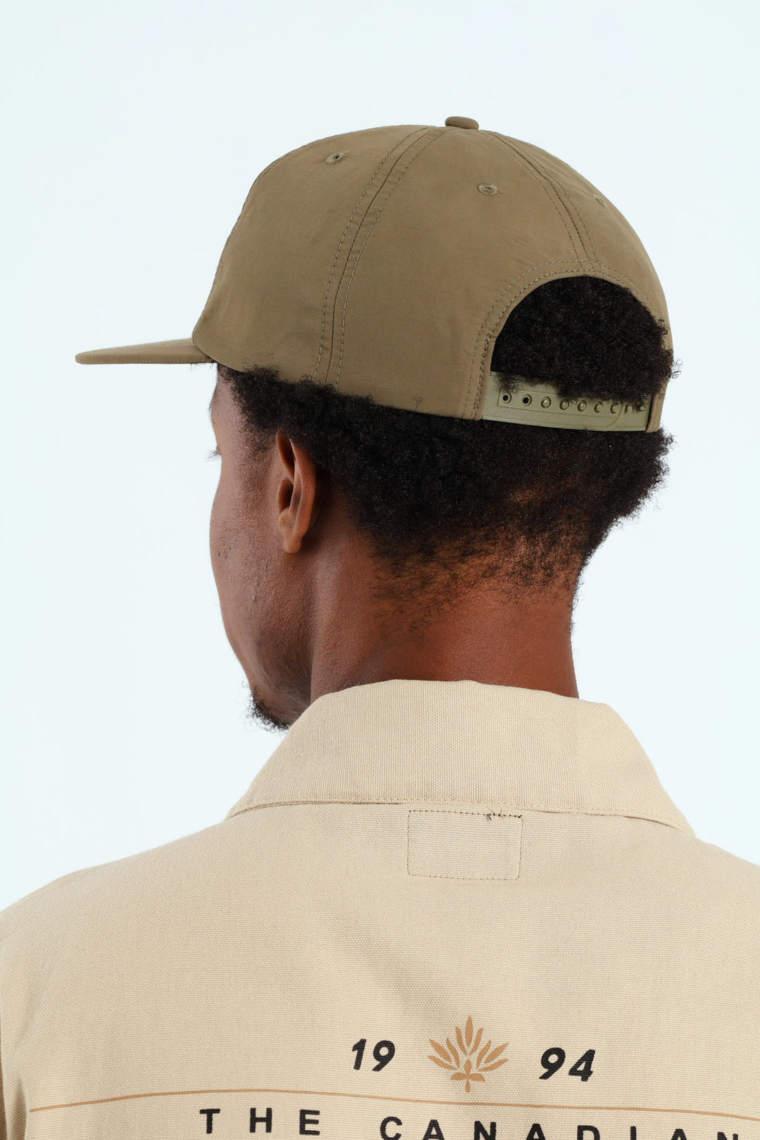 Plain Nylon Cap - Military Green