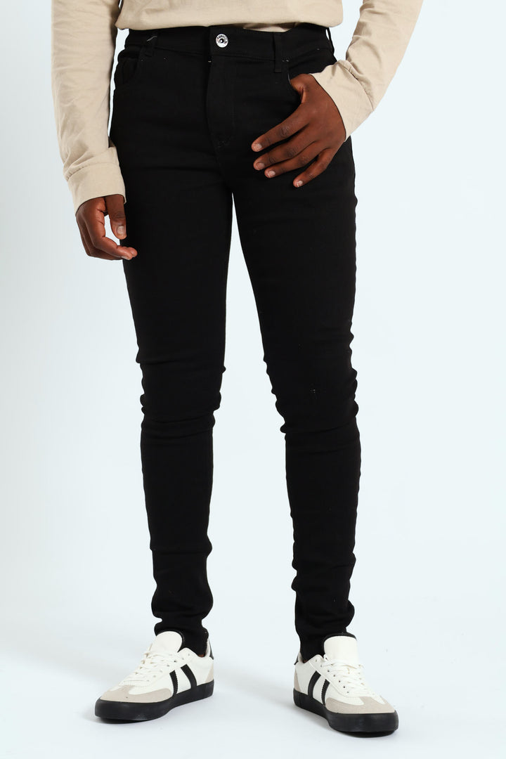 Basic Super Skinny Denim Jean - Black