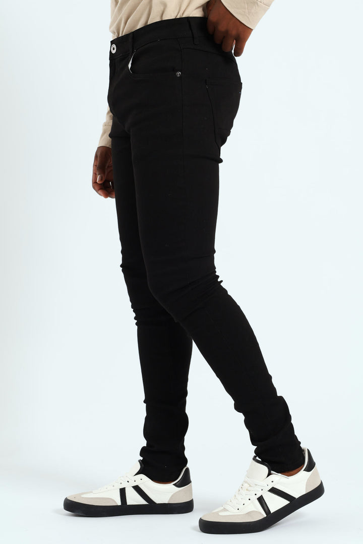 Basic Super Skinny Denim Jean - Black